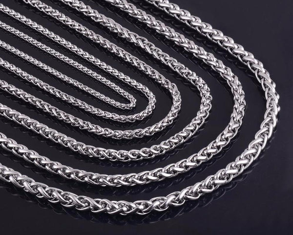 Silvery  Chain Necklace