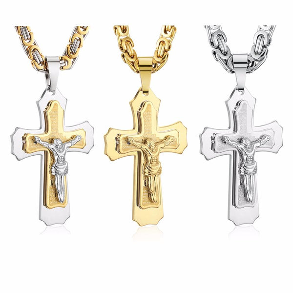 Multilayer Christ Necklace