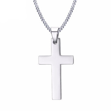 Classic Mens Cross Necklace