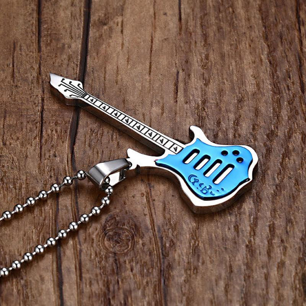 Trendy Guitar Necklace