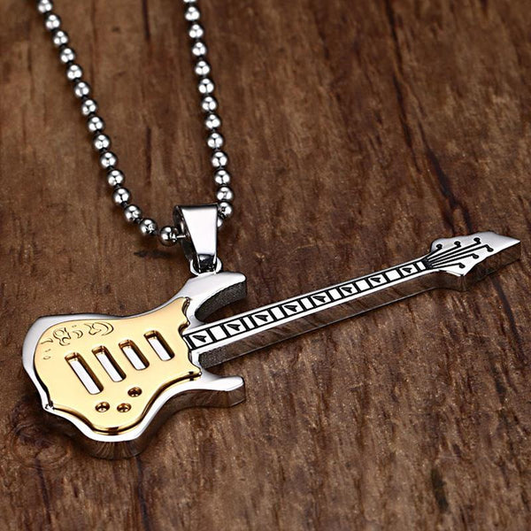 Trendy Guitar Necklace