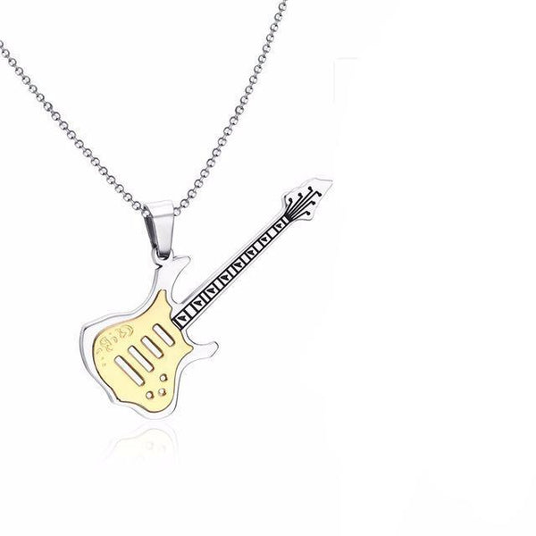 Trendy Guitar Necklace