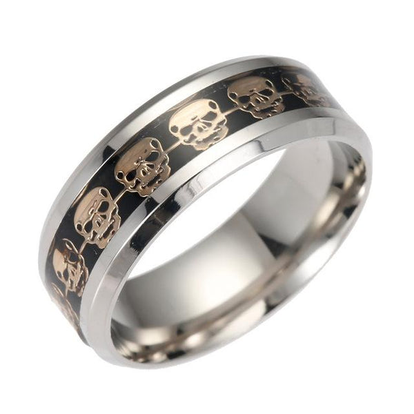 Skull Pattern Ring