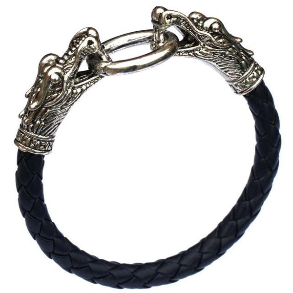 Leather Dragon Bracelet