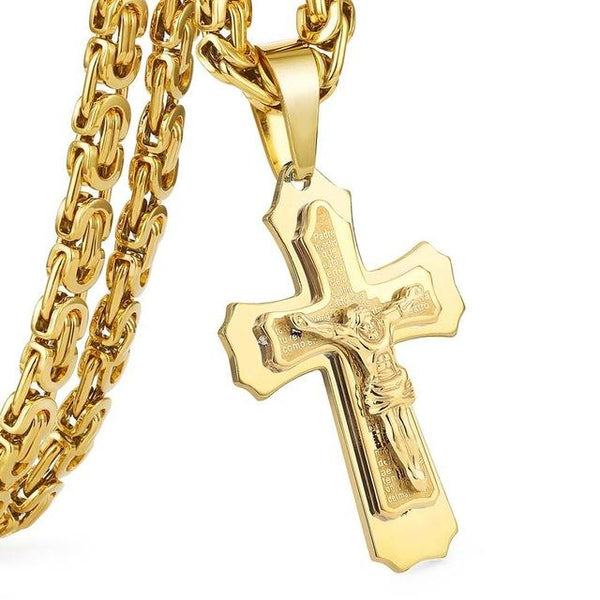 Multilayer Christ Necklace