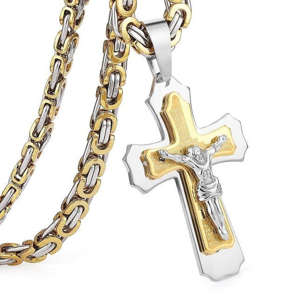Multilayer Christ Necklace