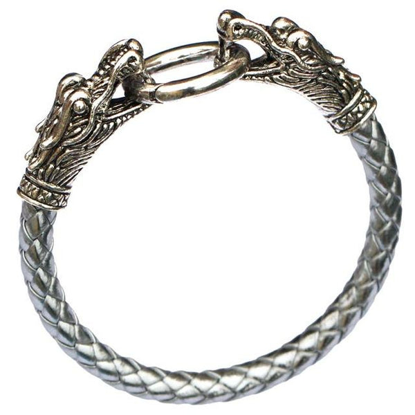 Leather Dragon Bracelet